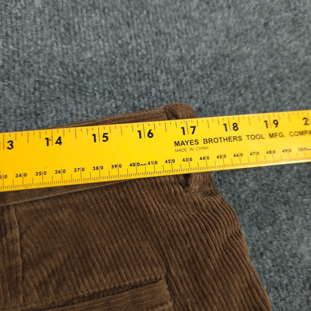 L.L. Bean Stretch Country Corduroy Pants Mens 33x32 (Fit 34x31) Brown - Picture 5 of 14